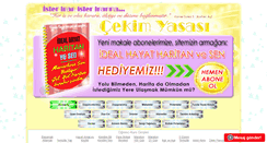 Desktop Screenshot of cekimyasasi.com