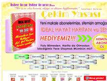 Tablet Screenshot of cekimyasasi.com